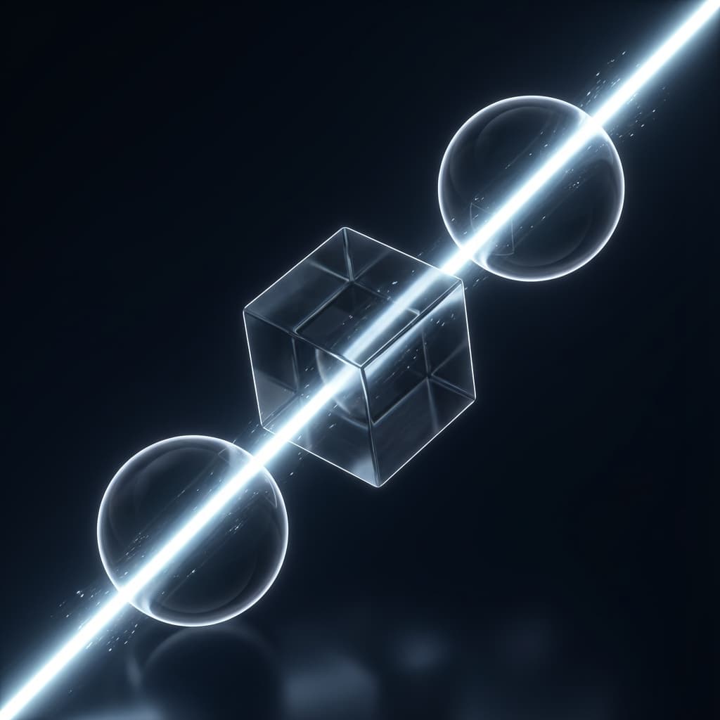 Sequential workspace setup cards linked along a glowing path.